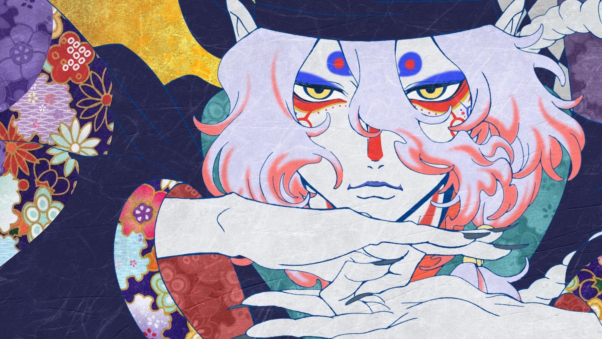 Backdrop of Mononoke the Movie: The Phantom in the Rain