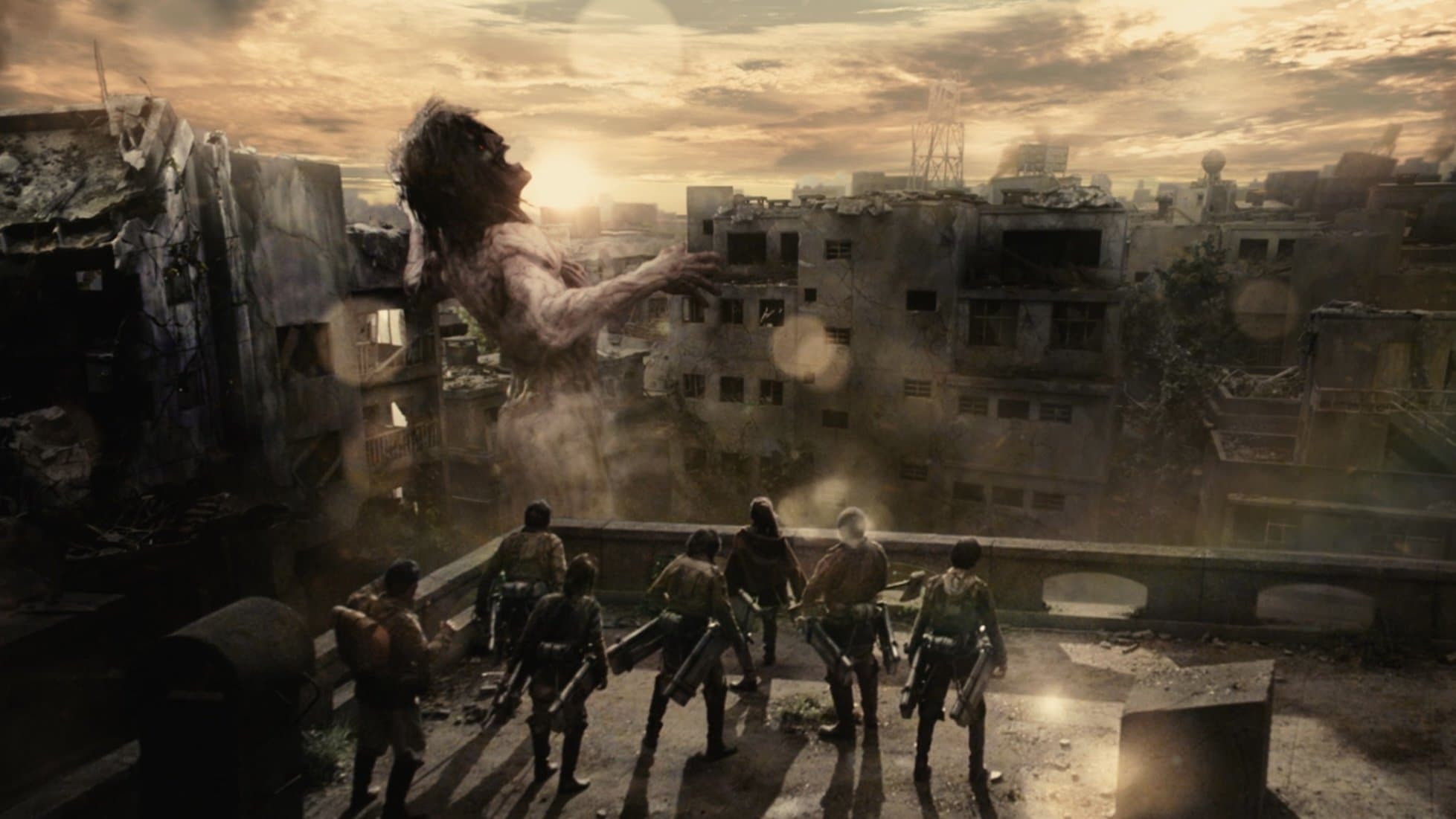Backdrop of Attack on Titan