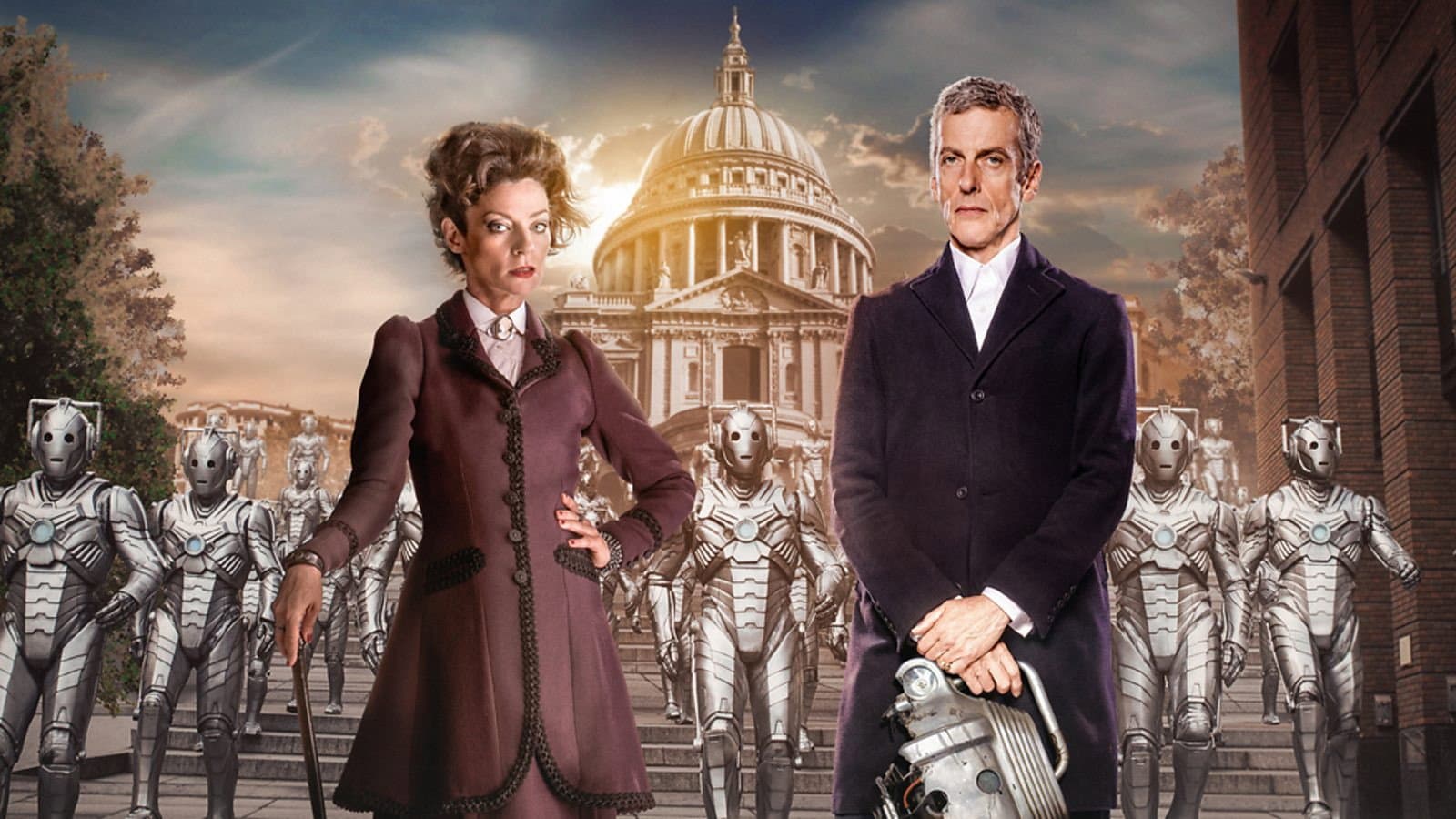 Backdrop of Doctor Who: Dark Water / Death in Heaven