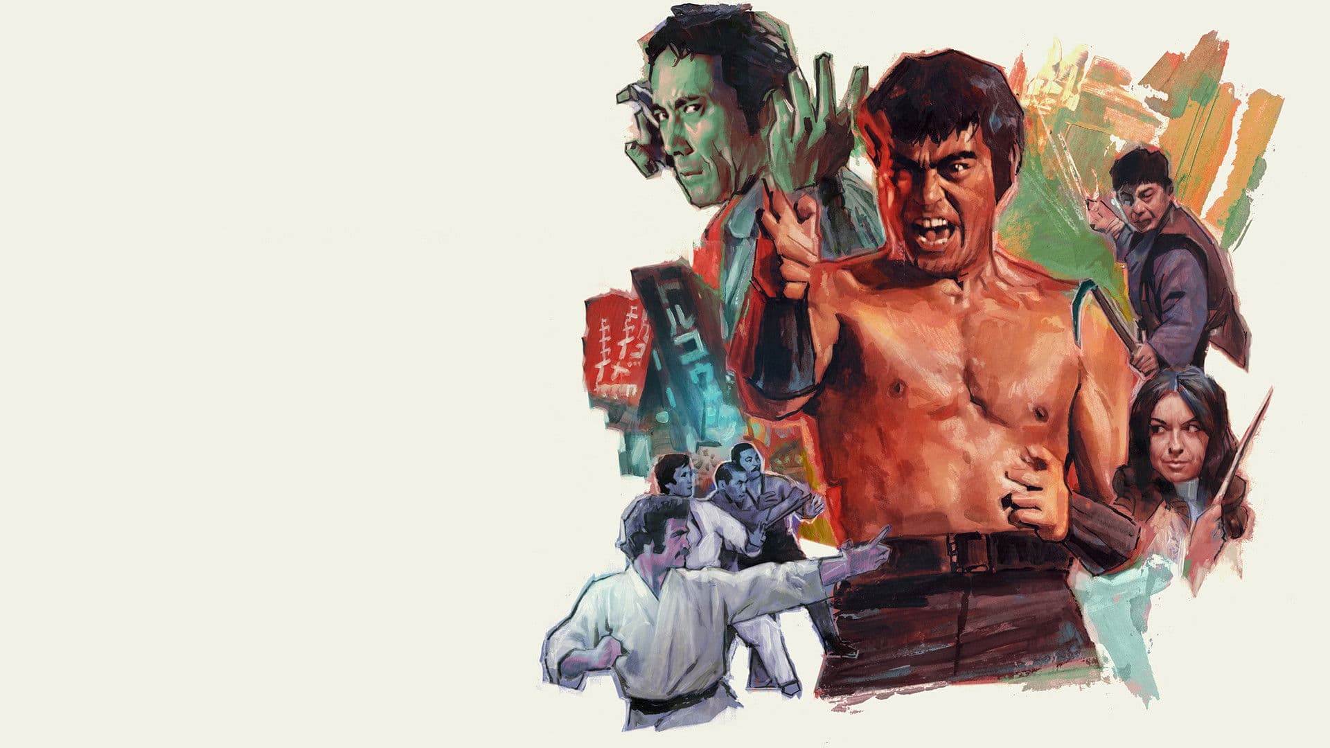 Backdrop of Return of the Street Fighter