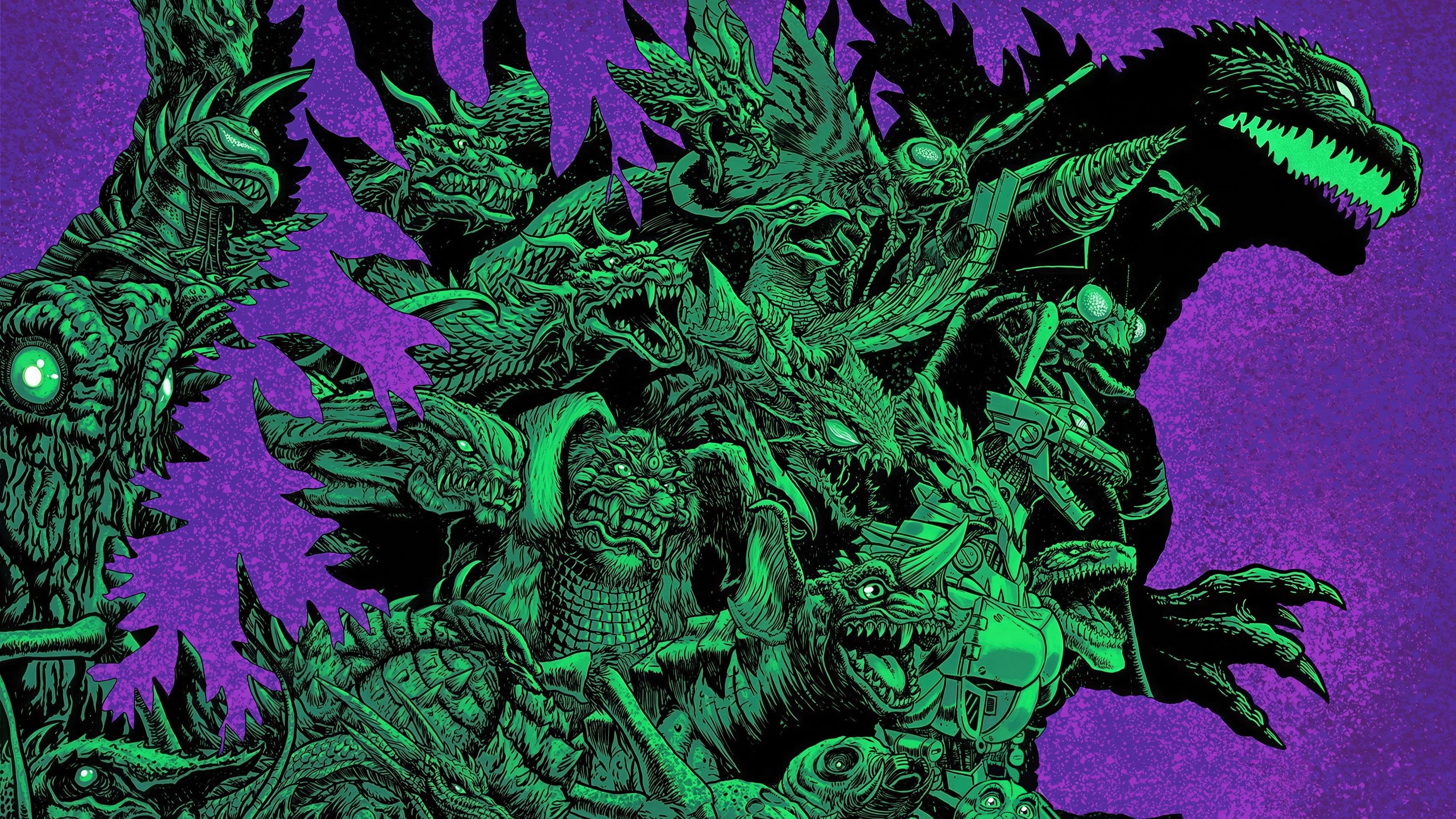 Backdrop of Godzilla (Millennium) Collection