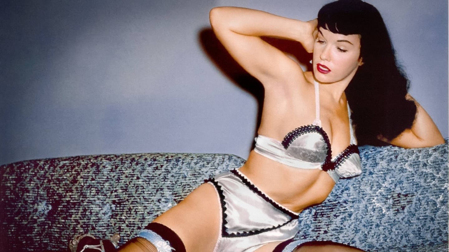Backdrop of Bettie Page Reveals All