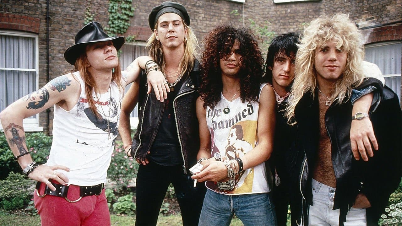 Backdrop of Guns N' Roses - Welcome to the Videos