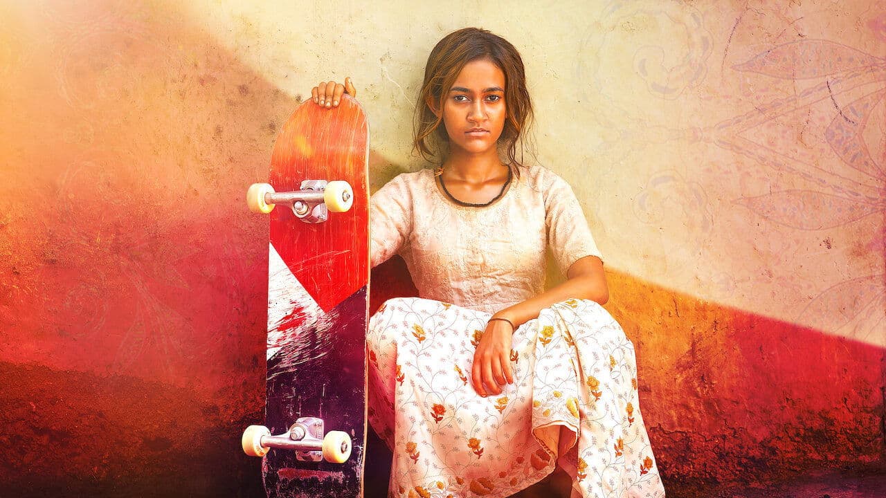 Backdrop of Skater Girl