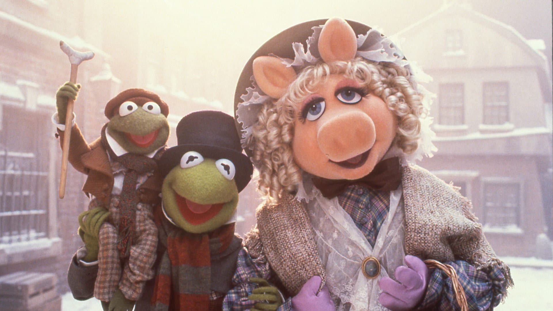 Backdrop of The Muppet Christmas Carol