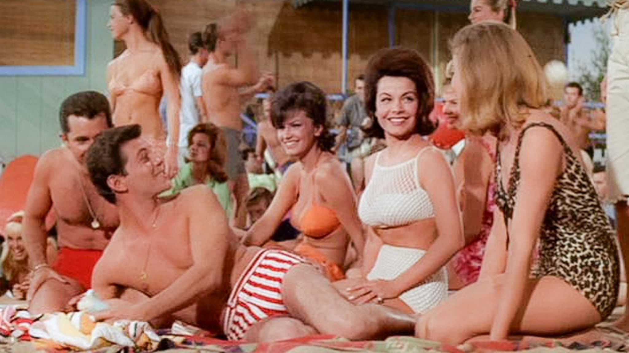 Backdrop of Muscle Beach Party