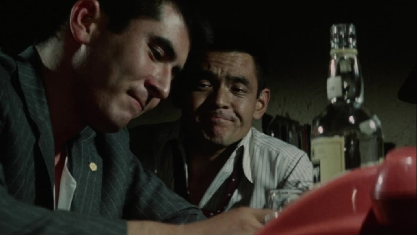 Backdrop of A Modern Yakuza: Three Decoy Blood Brothers