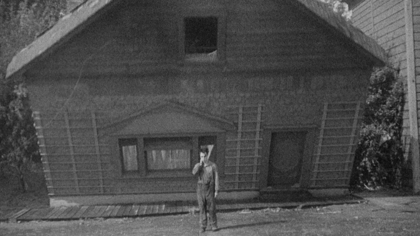 Backdrop of Steamboat Bill, Jr.