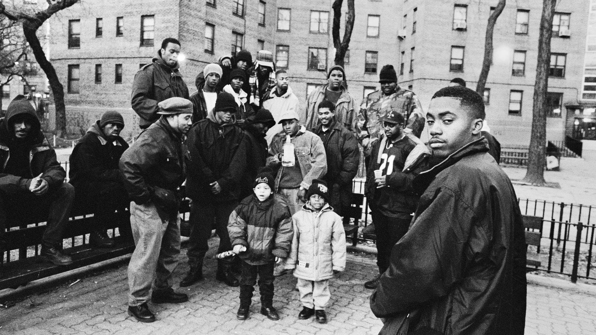 Backdrop of Nas: Time Is Illmatic