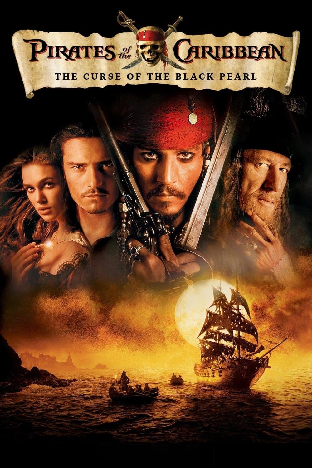 Poster of Pirates of the Caribbean: The Curse of the Black Pearl