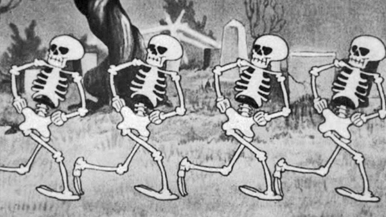 Backdrop of The Skeleton Dance