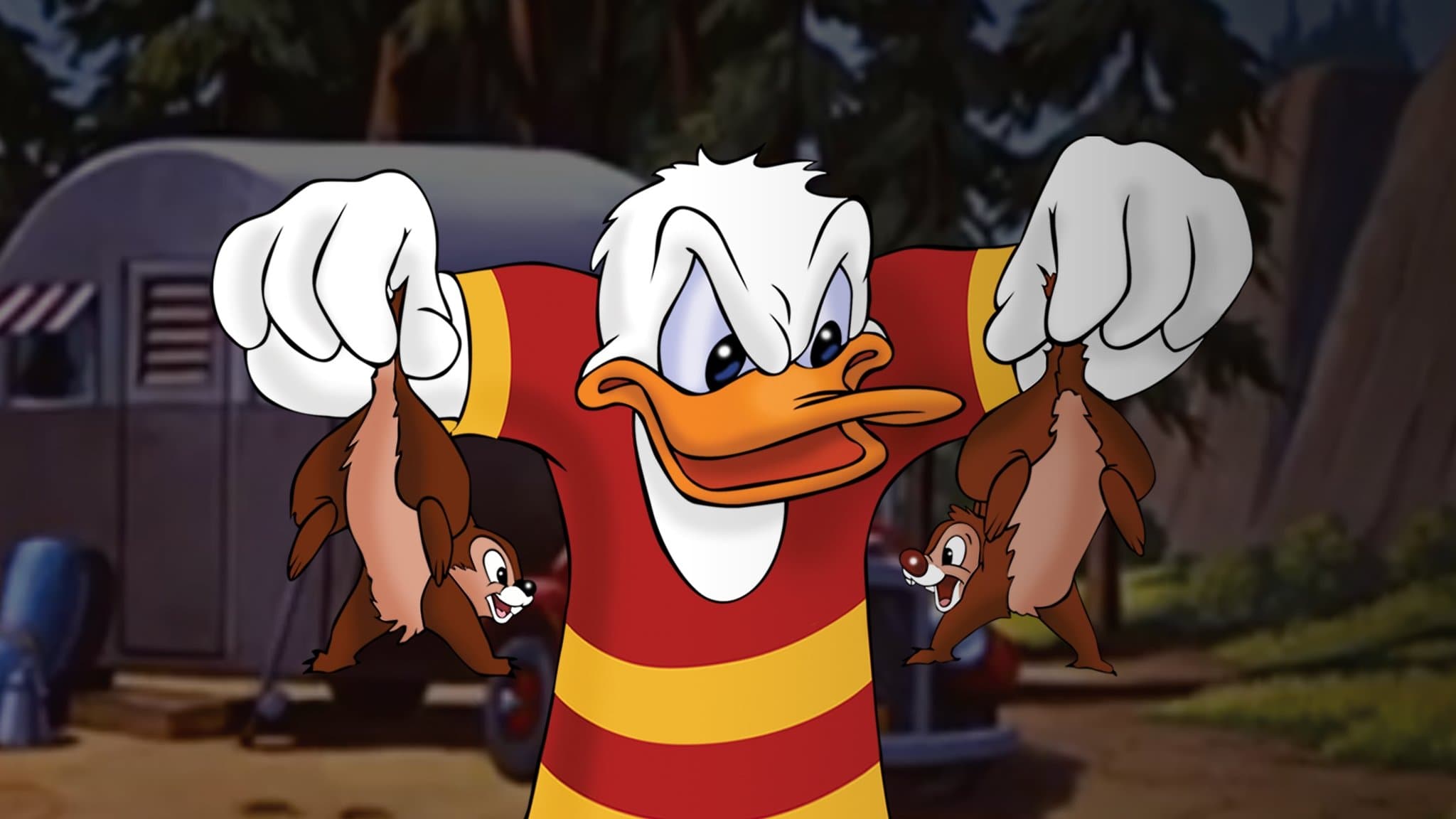 Backdrop of Trailer Horn