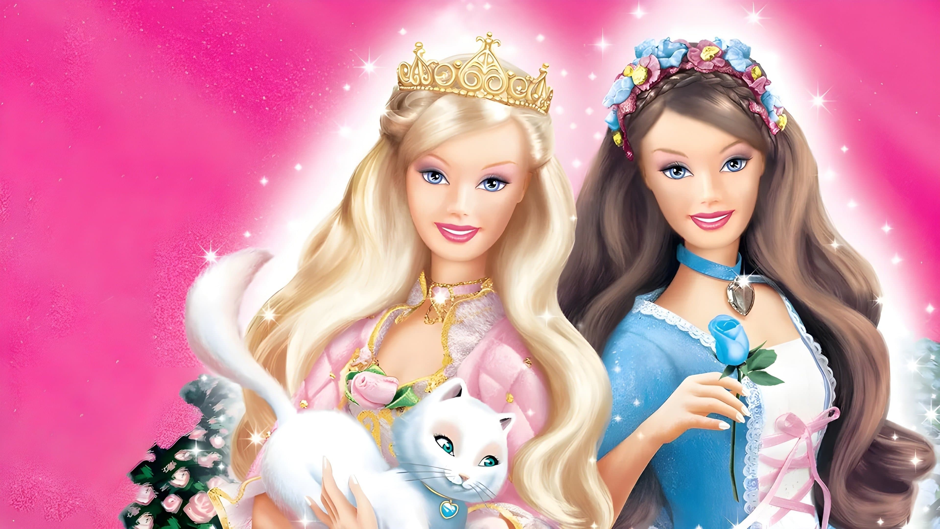 Backdrop of Barbie as The Princess & the Pauper