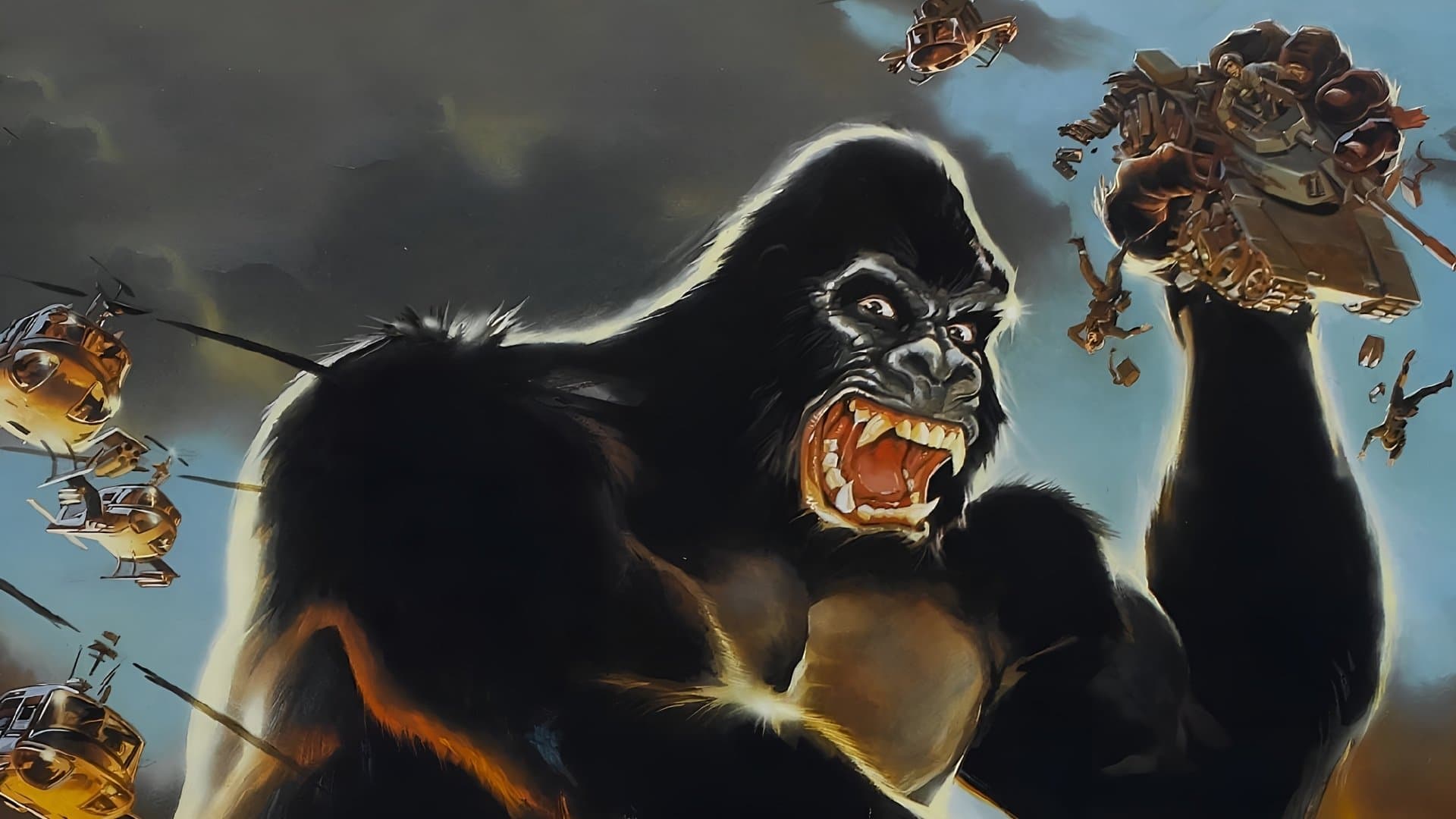 Backdrop of King Kong Lives