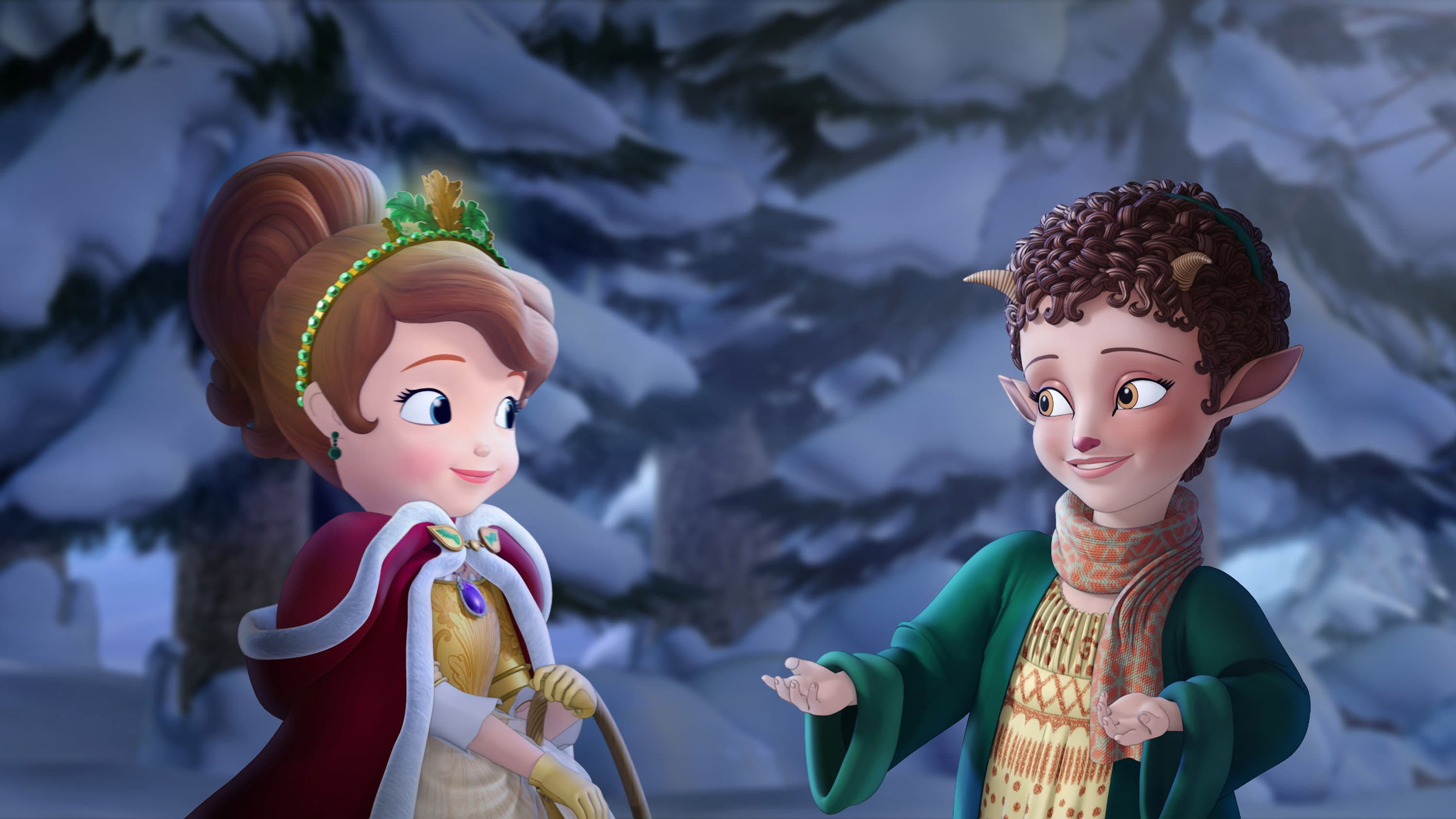 Backdrop of Sofia the First: Dear Sofia...A Royal Collection