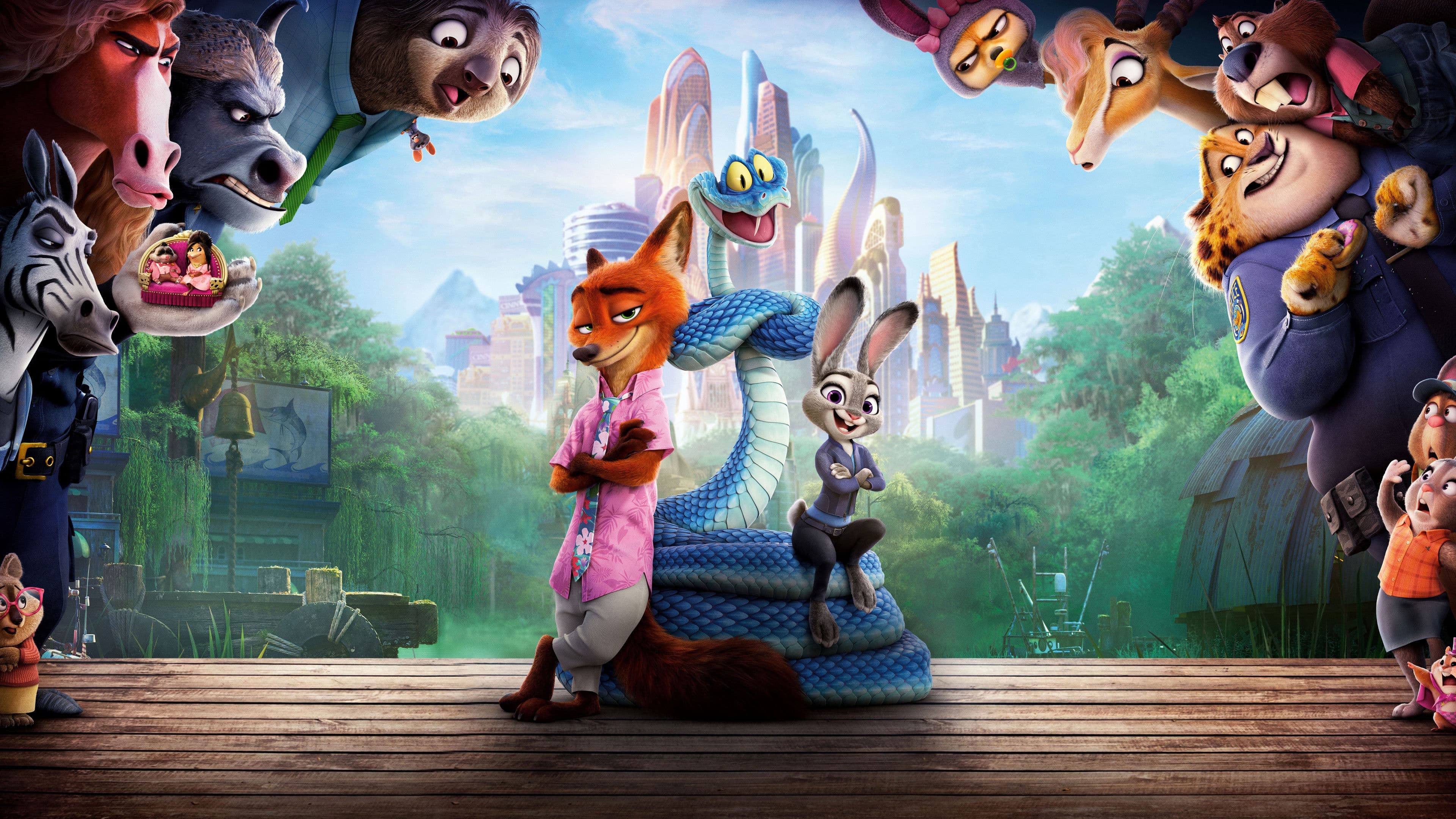 Backdrop of Zootopia 2
