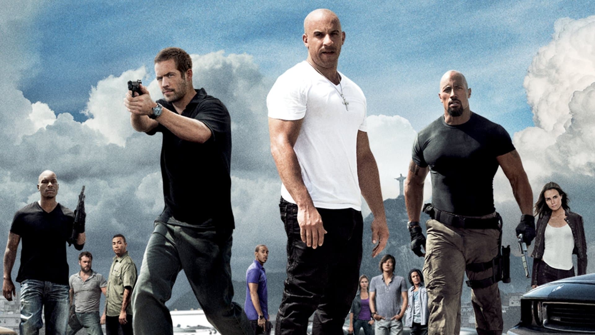 Backdrop of Fast Five