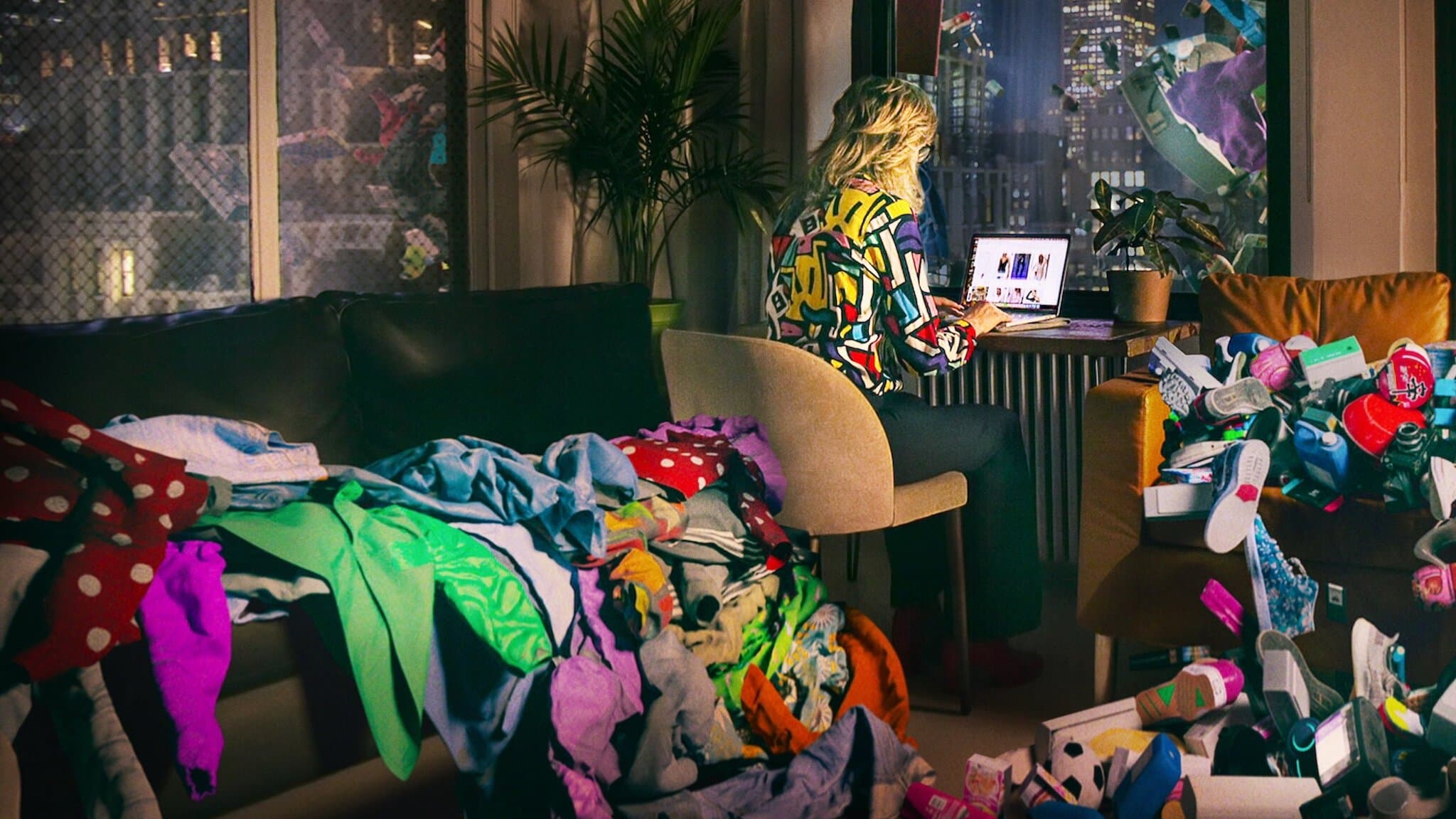 Backdrop of Buy Now! The Shopping Conspiracy