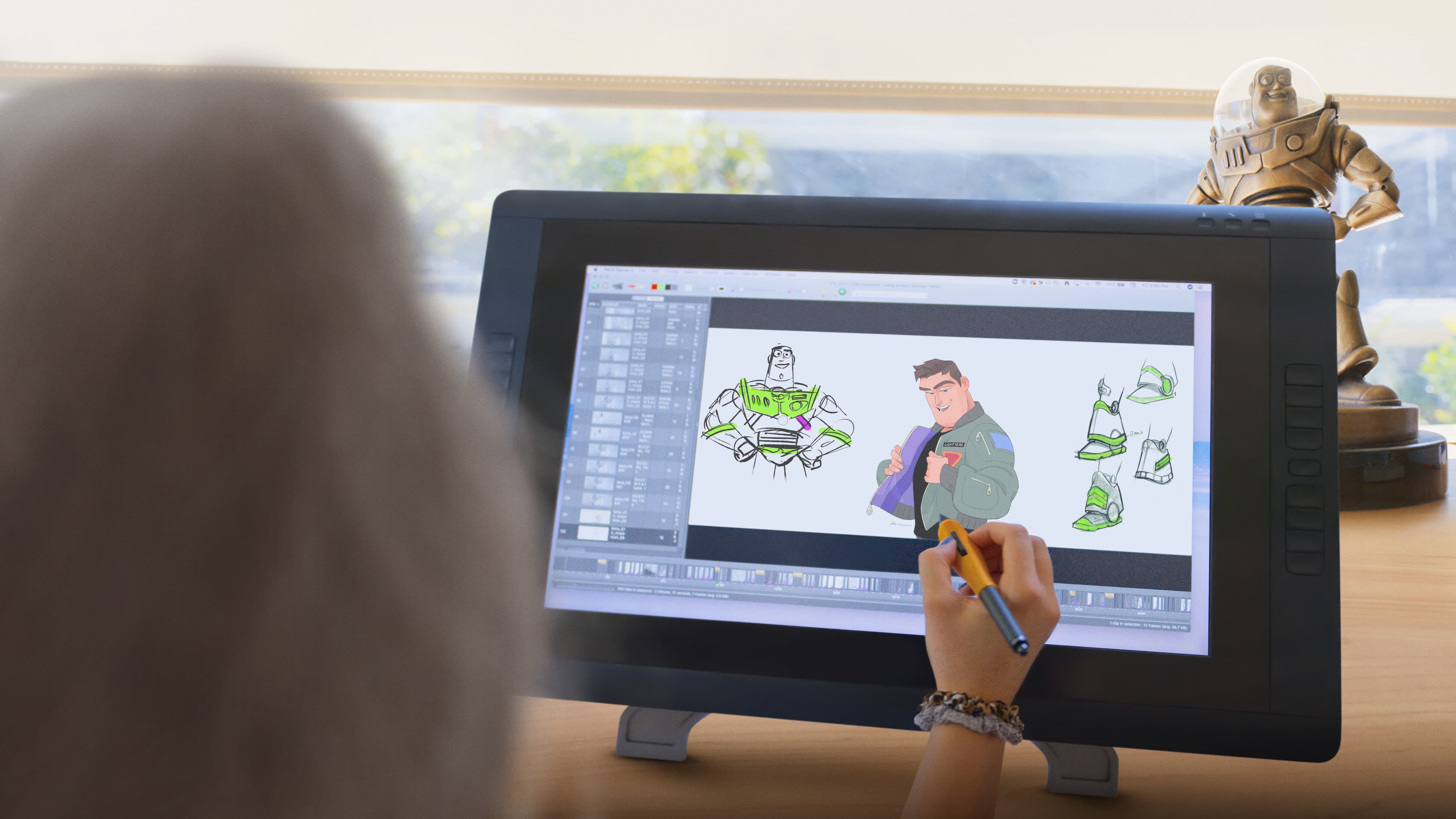 Backdrop of Beyond Infinity: Buzz and the Journey to Lightyear