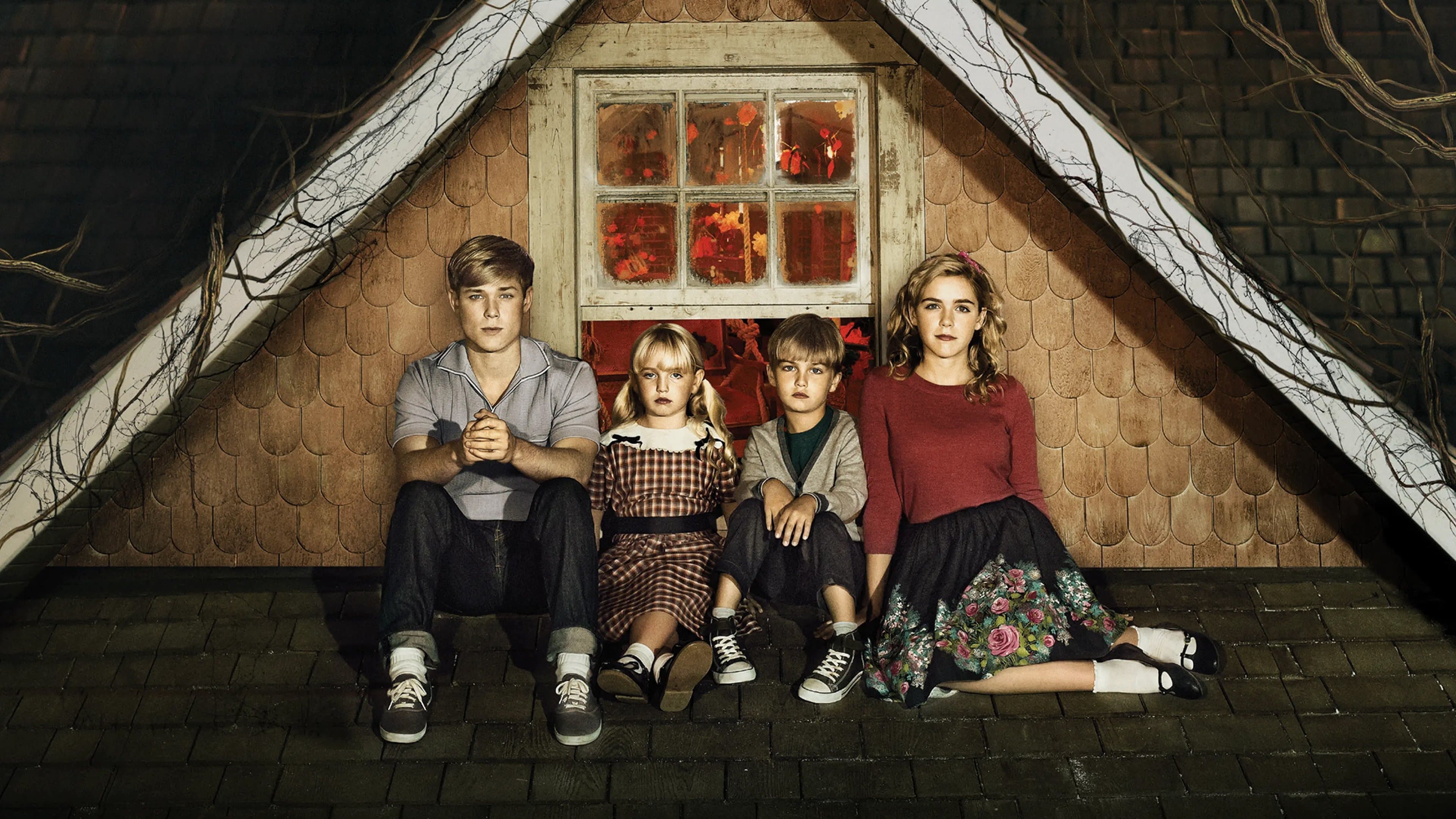 Backdrop of Flowers in the Attic