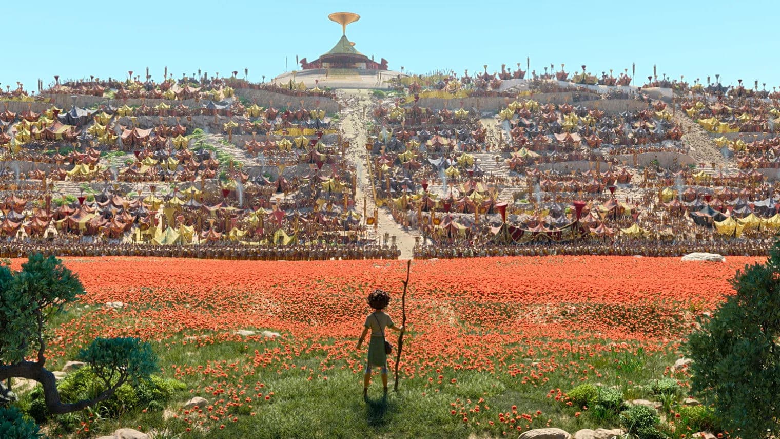 Backdrop of David