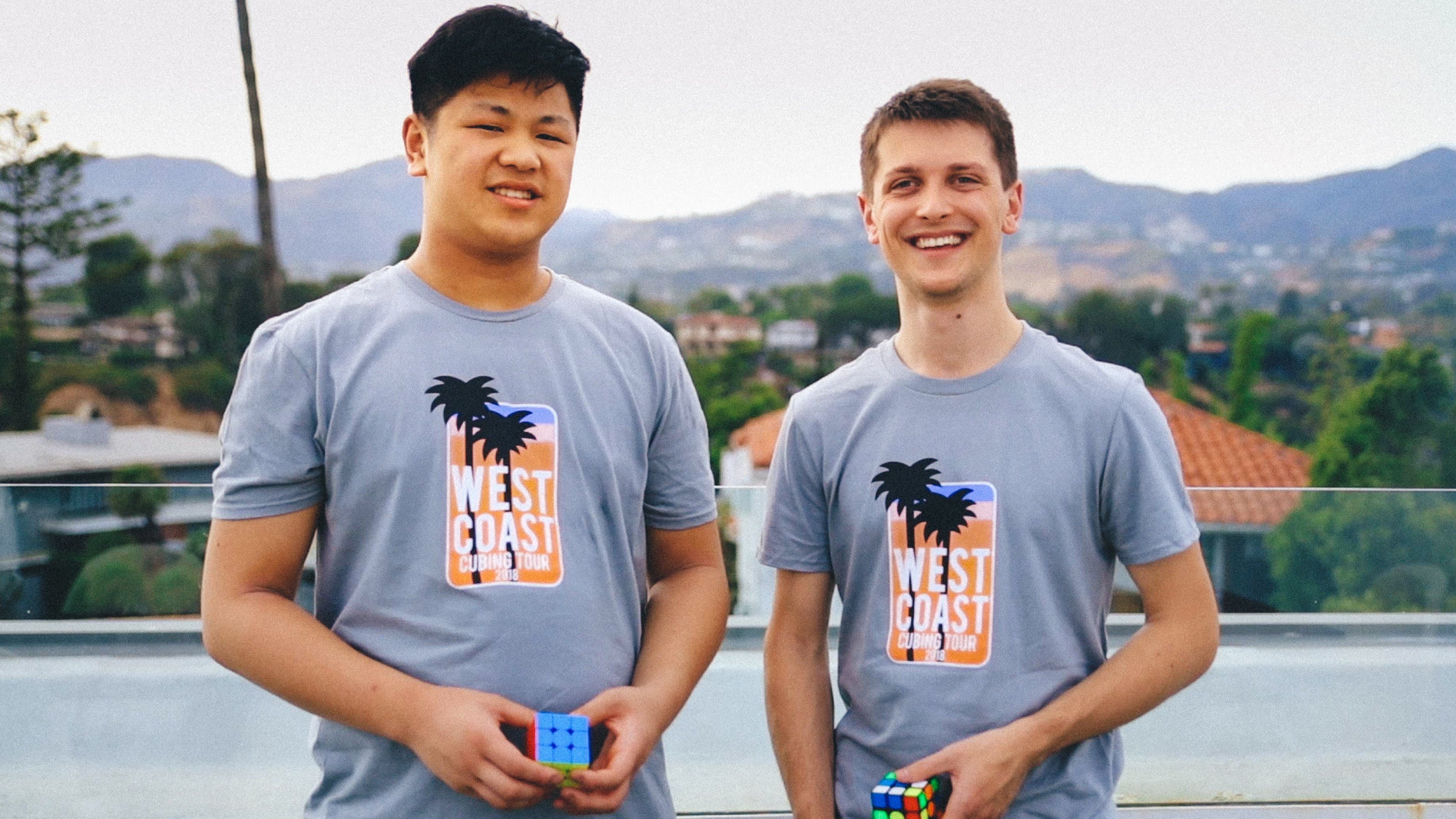 Backdrop of The Speed Cubers