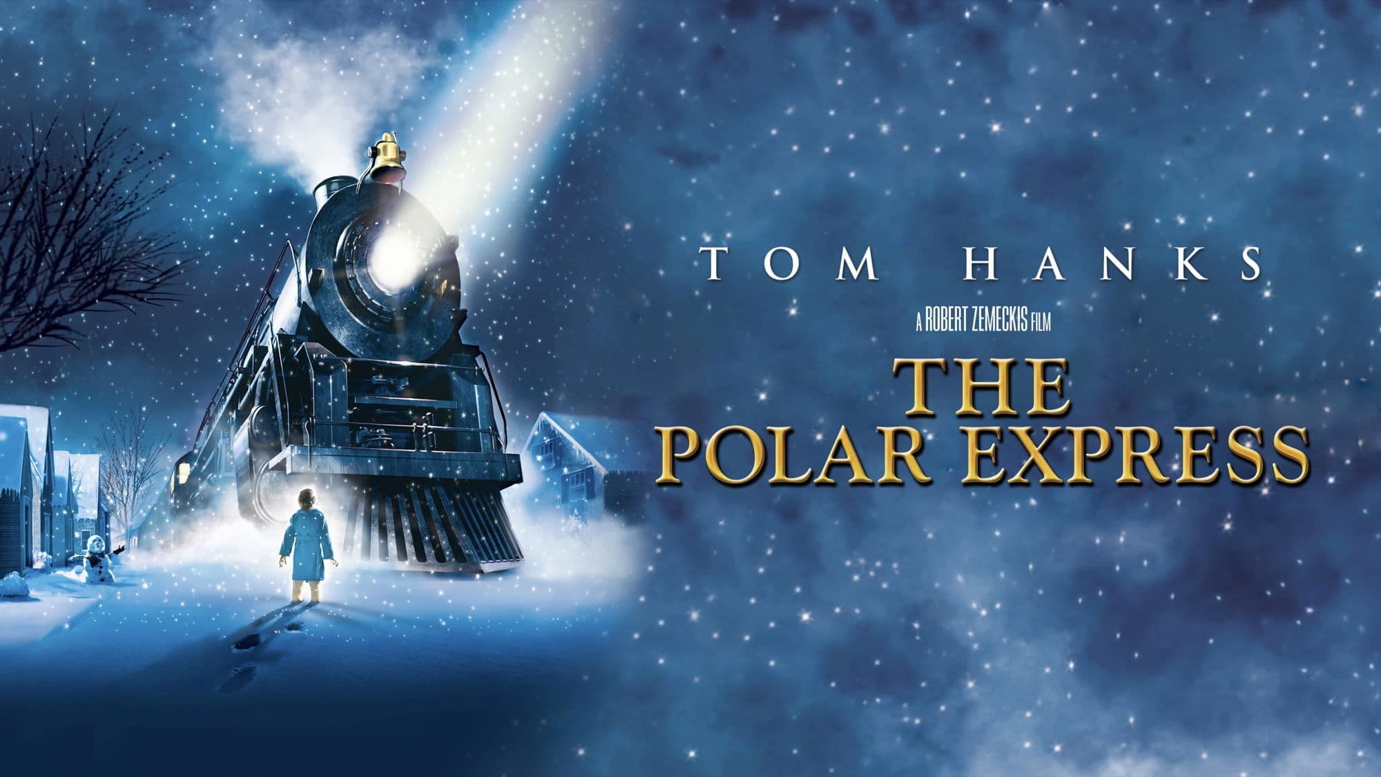 Backdrop of The Polar Express Collection