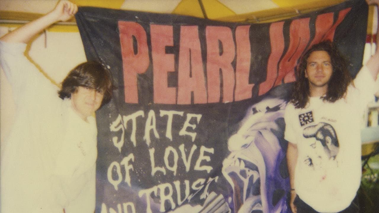 Backdrop of Pearl Jam Twenty
