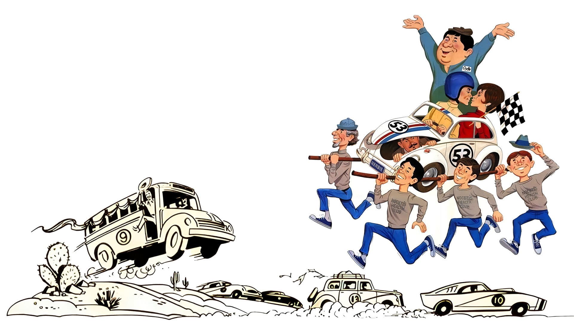 Backdrop of The Love Bug