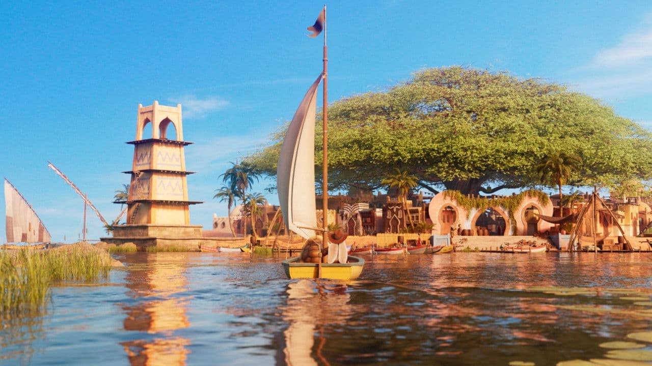 Backdrop of Chickenhare and the Hamster of Darkness