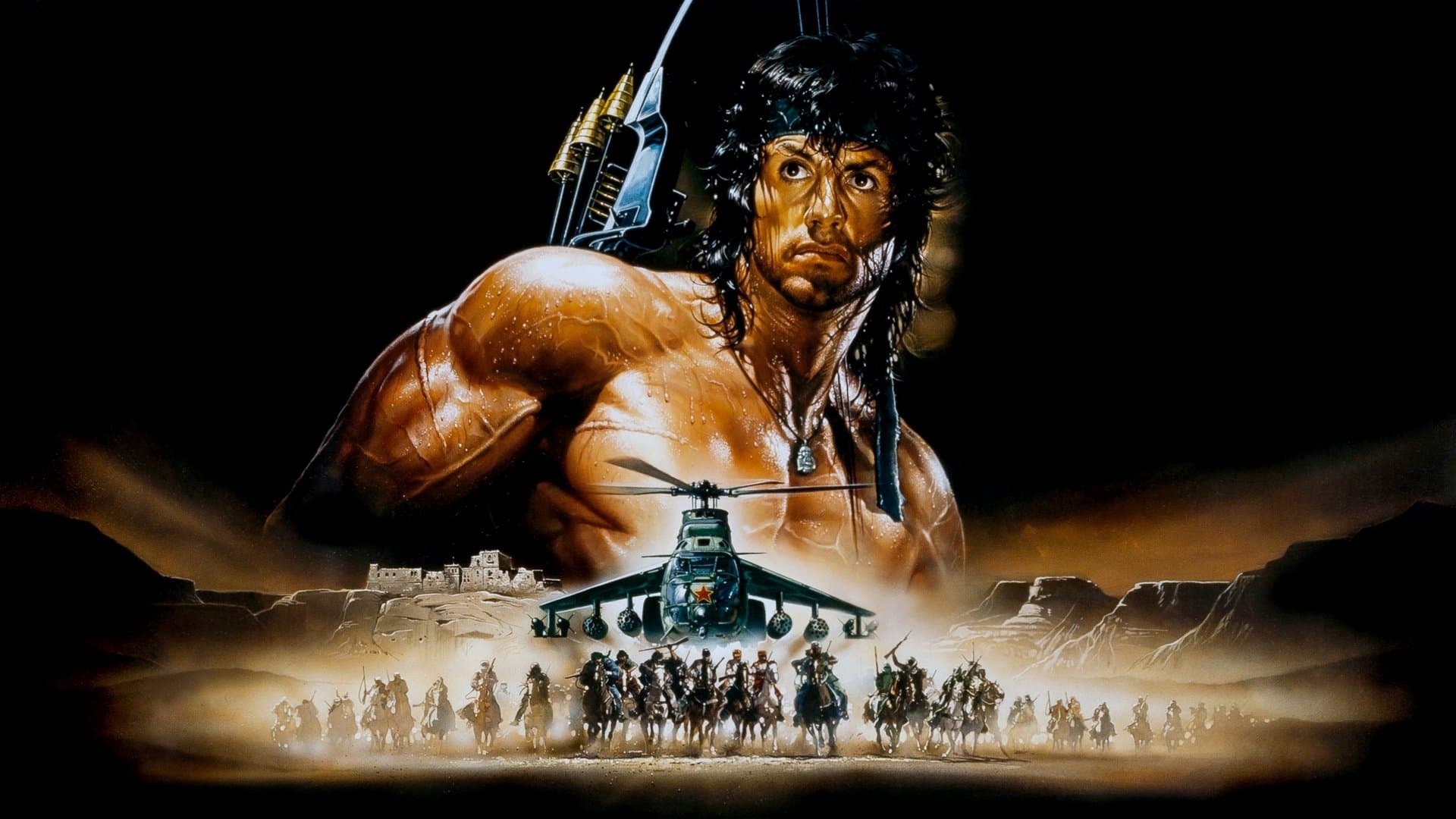 Backdrop of Rambo III