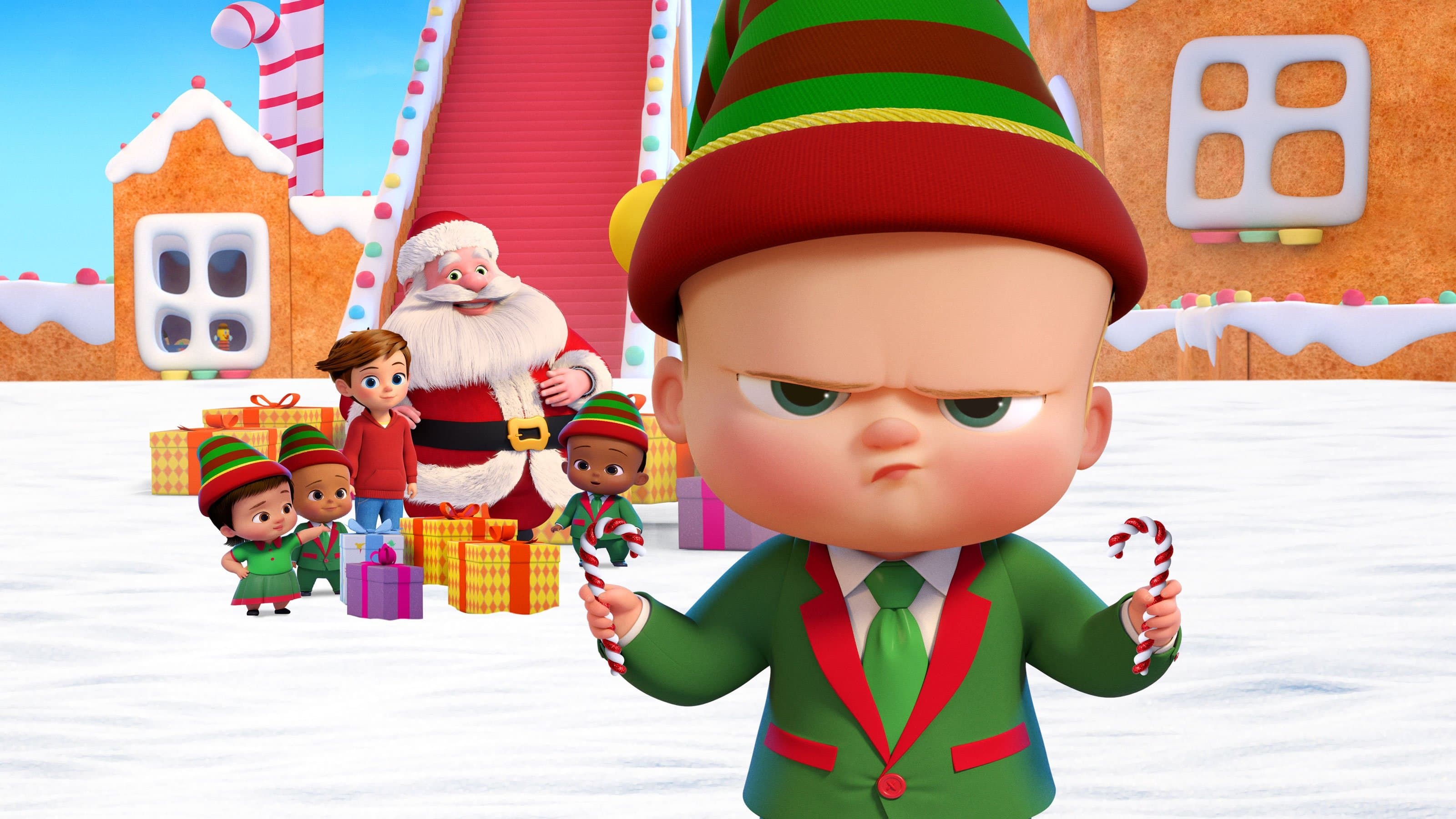 Backdrop of The Boss Baby: Christmas Bonus