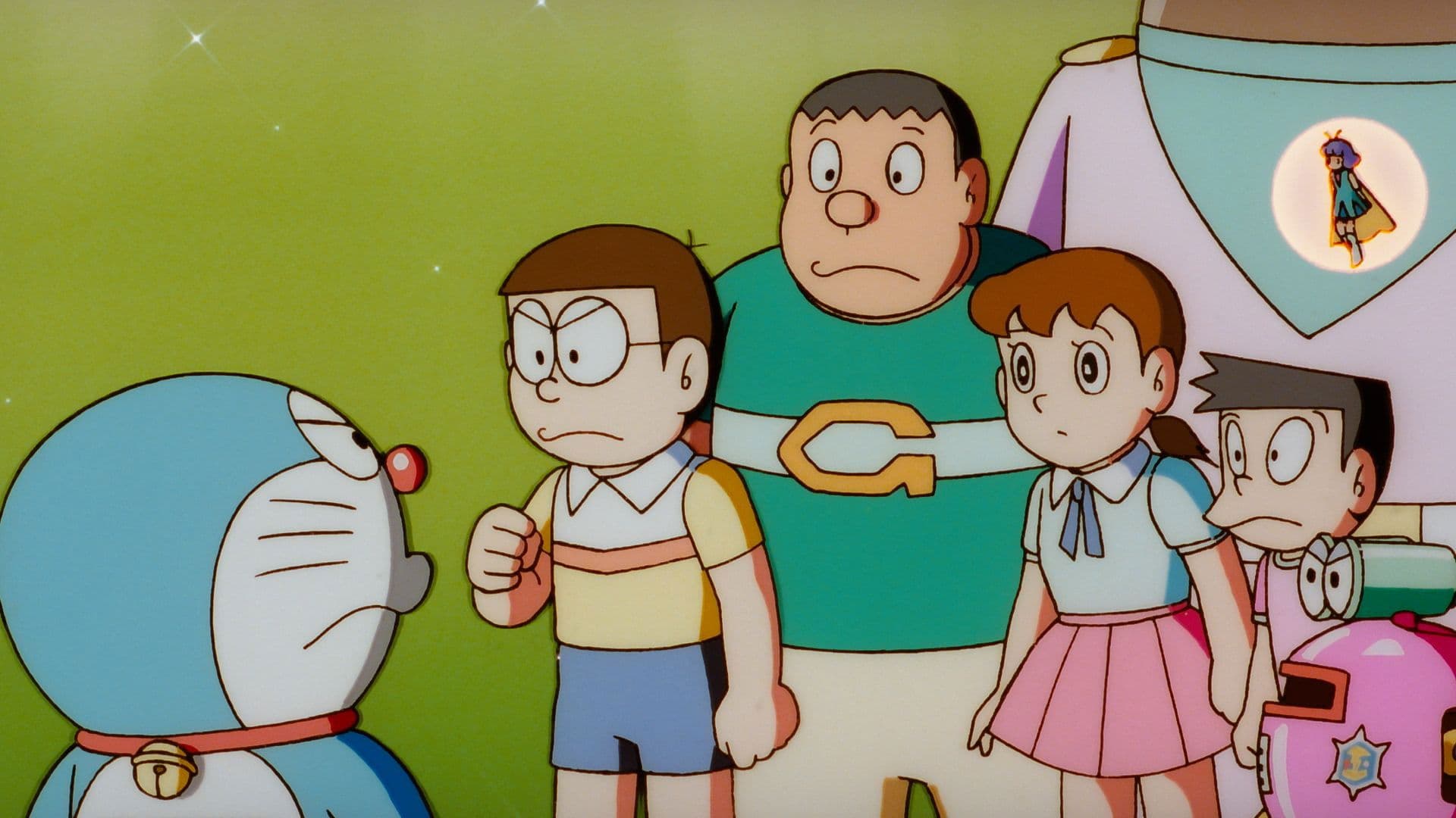 Backdrop of Doraemon: Nobita Drifts in the Universe