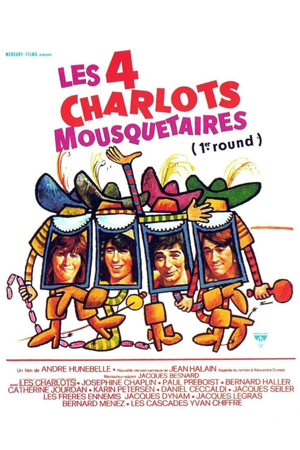 Poster of The Four Charlots Musketeers