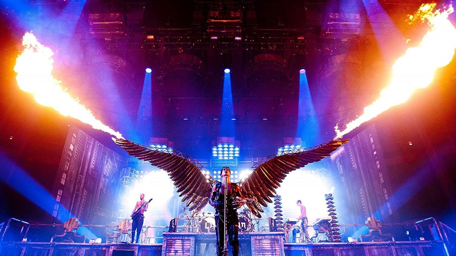 Backdrop of Rammstein in Amerika