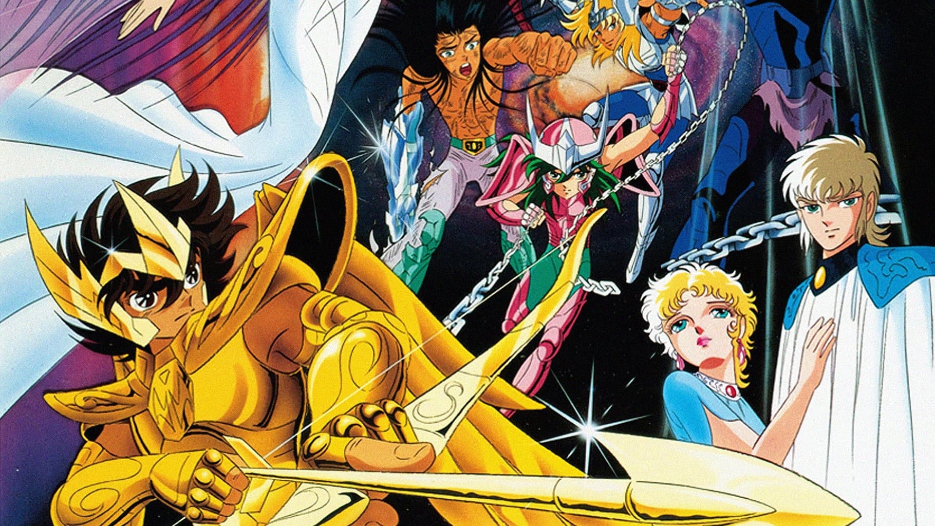 Backdrop of Saint Seiya: The Heated Battle of the Gods