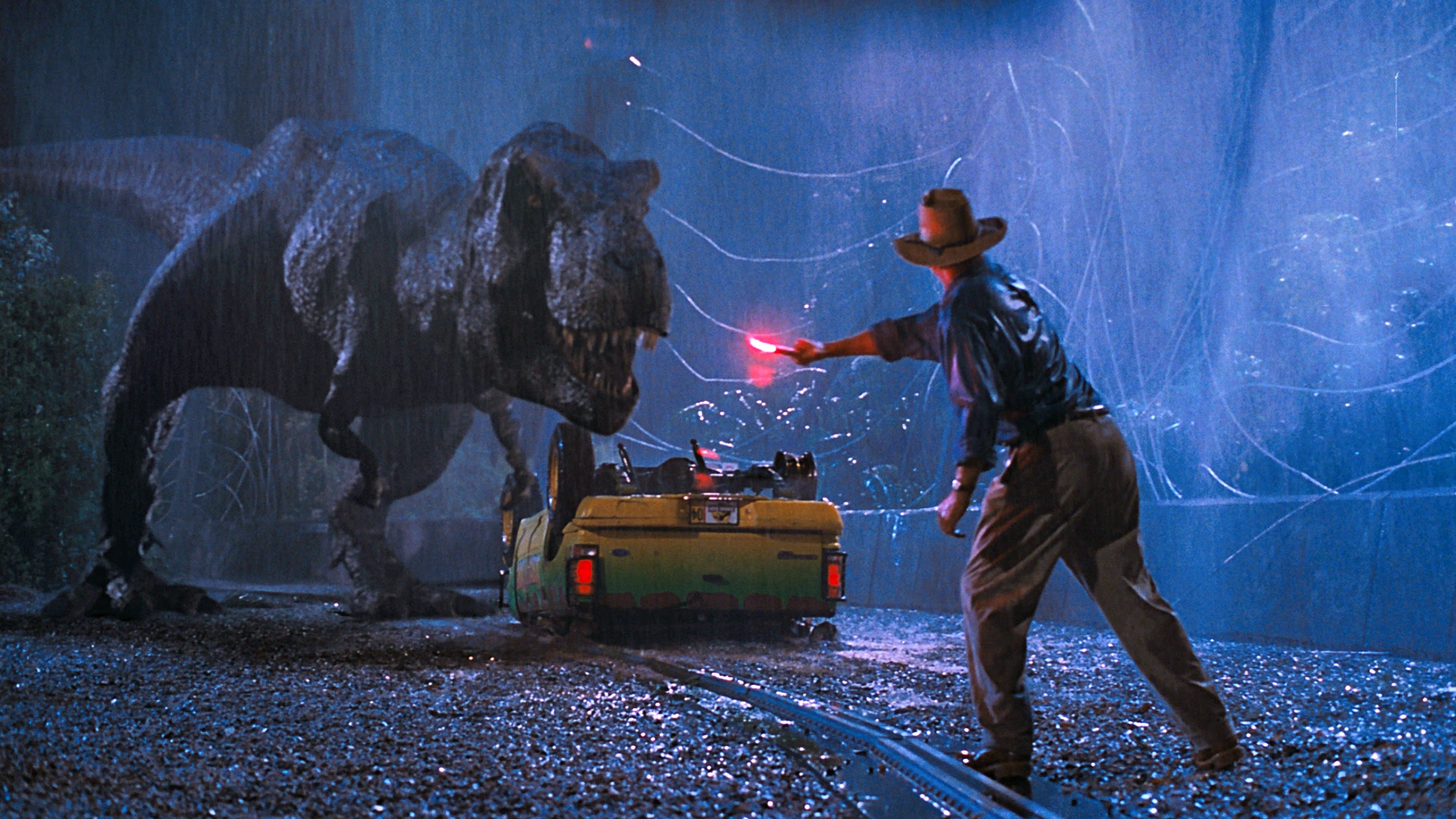 Backdrop of Jurassic Park