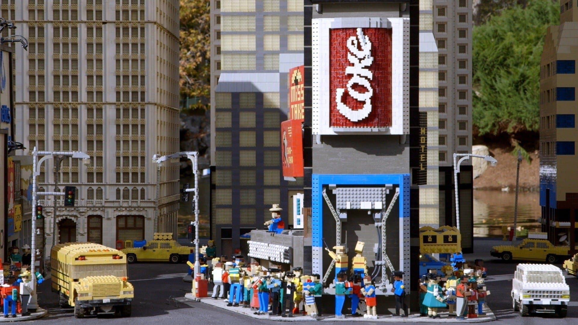 Backdrop of A LEGO Brickumentary