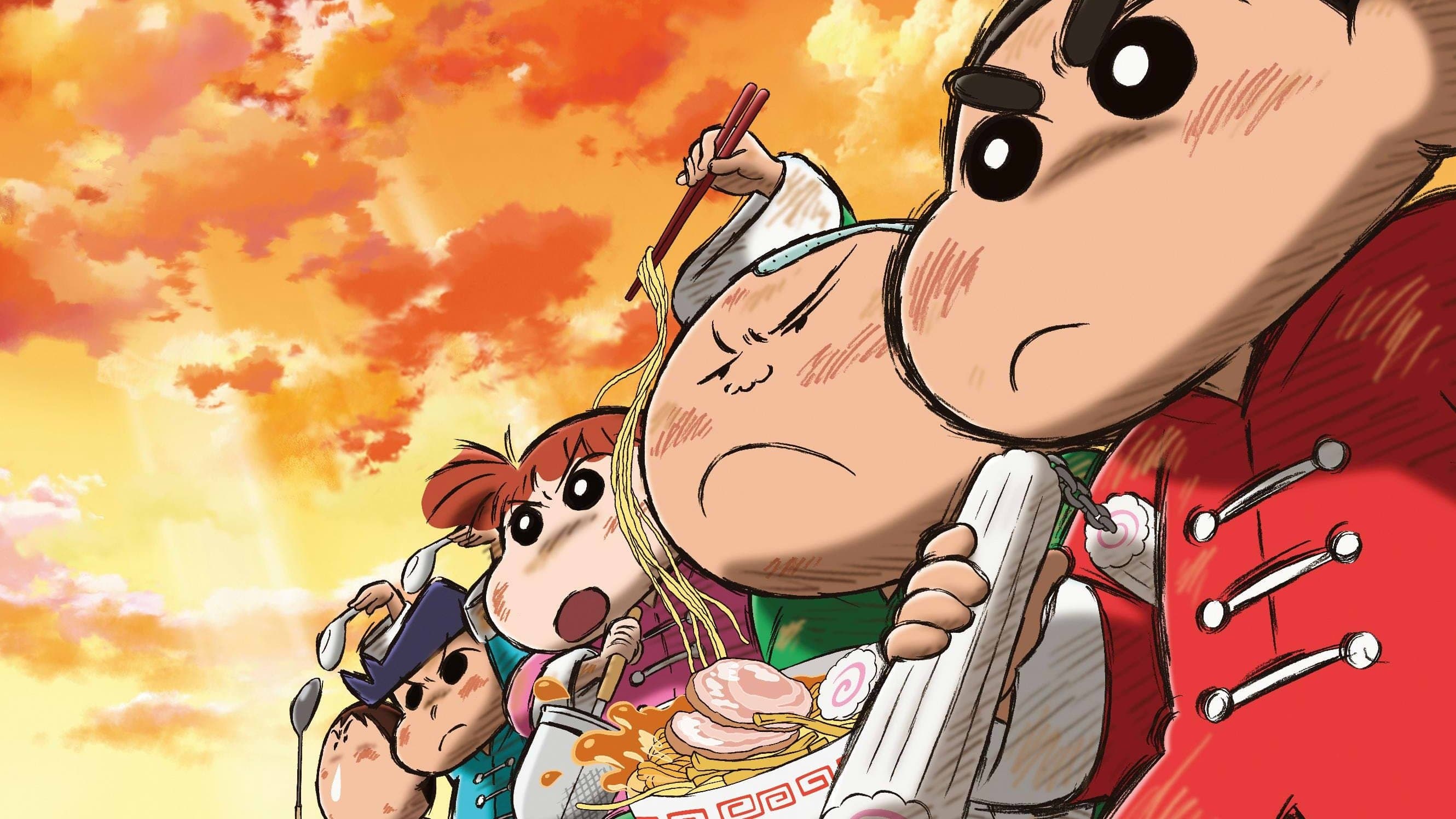Backdrop of Crayon Shin-chan: Burst Serving! Kung Fu Boys ~Ramen Rebellion~