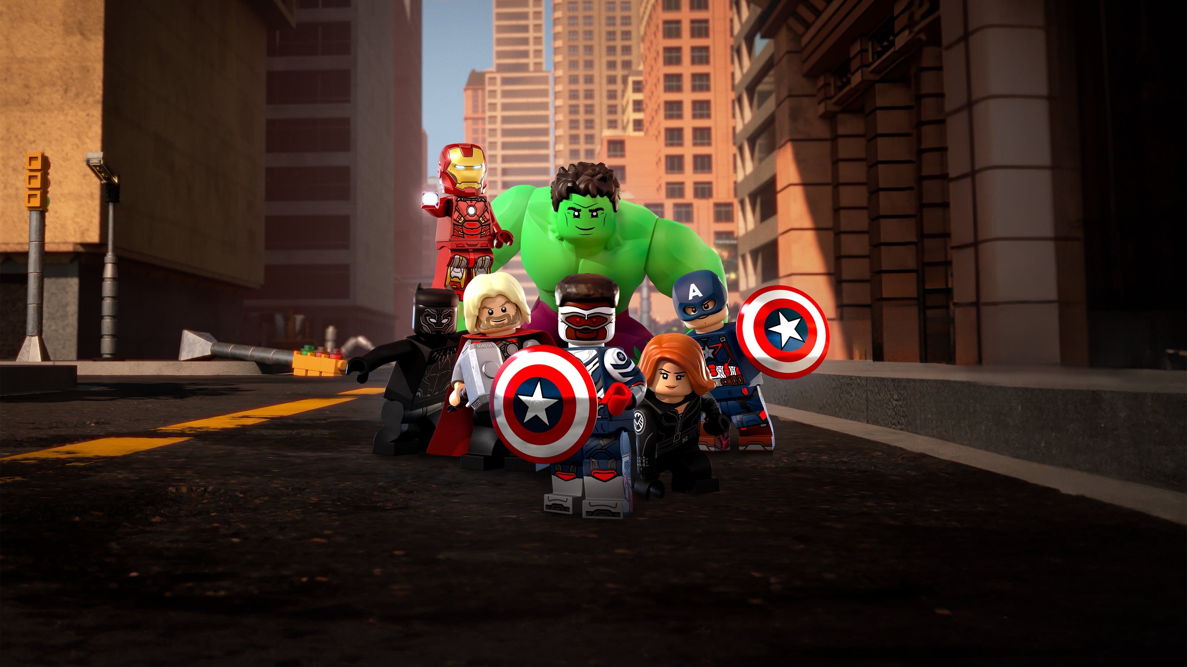 Backdrop of LEGO Marvel Avengers: Code Red
