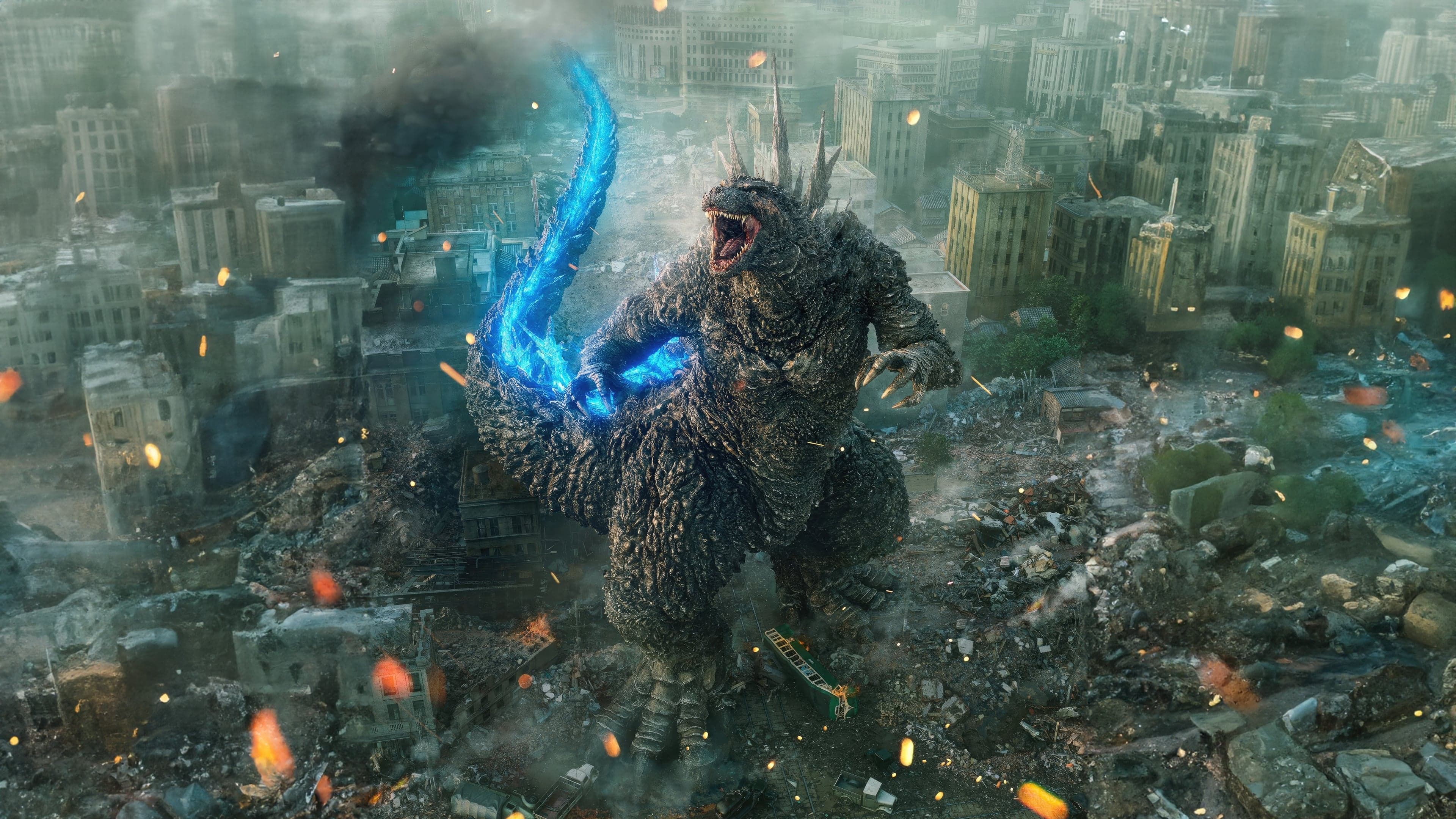 Backdrop of Godzilla Minus One