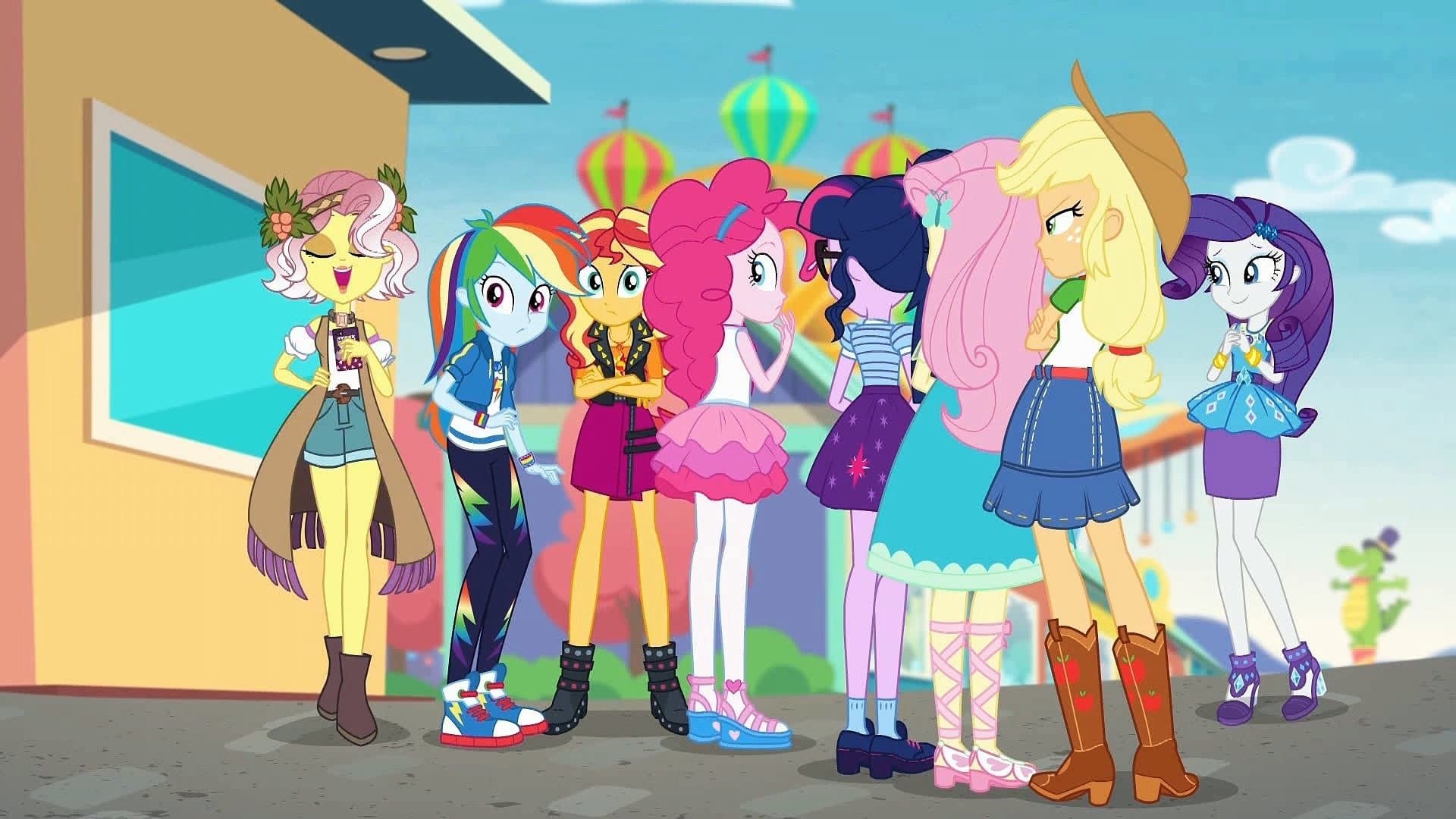 Backdrop of My Little Pony: Equestria Girls - Rollercoaster of Friendship