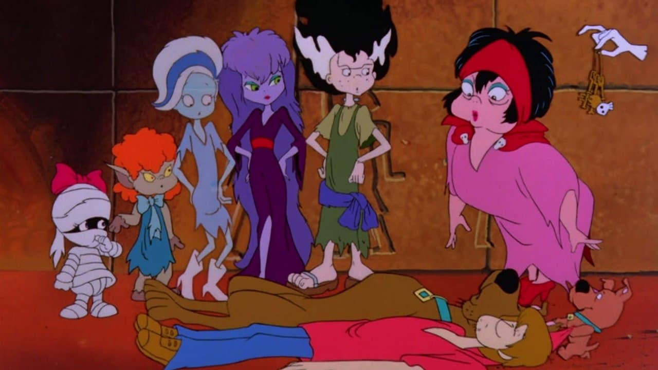 Backdrop of Scooby-Doo and the Ghoul School
