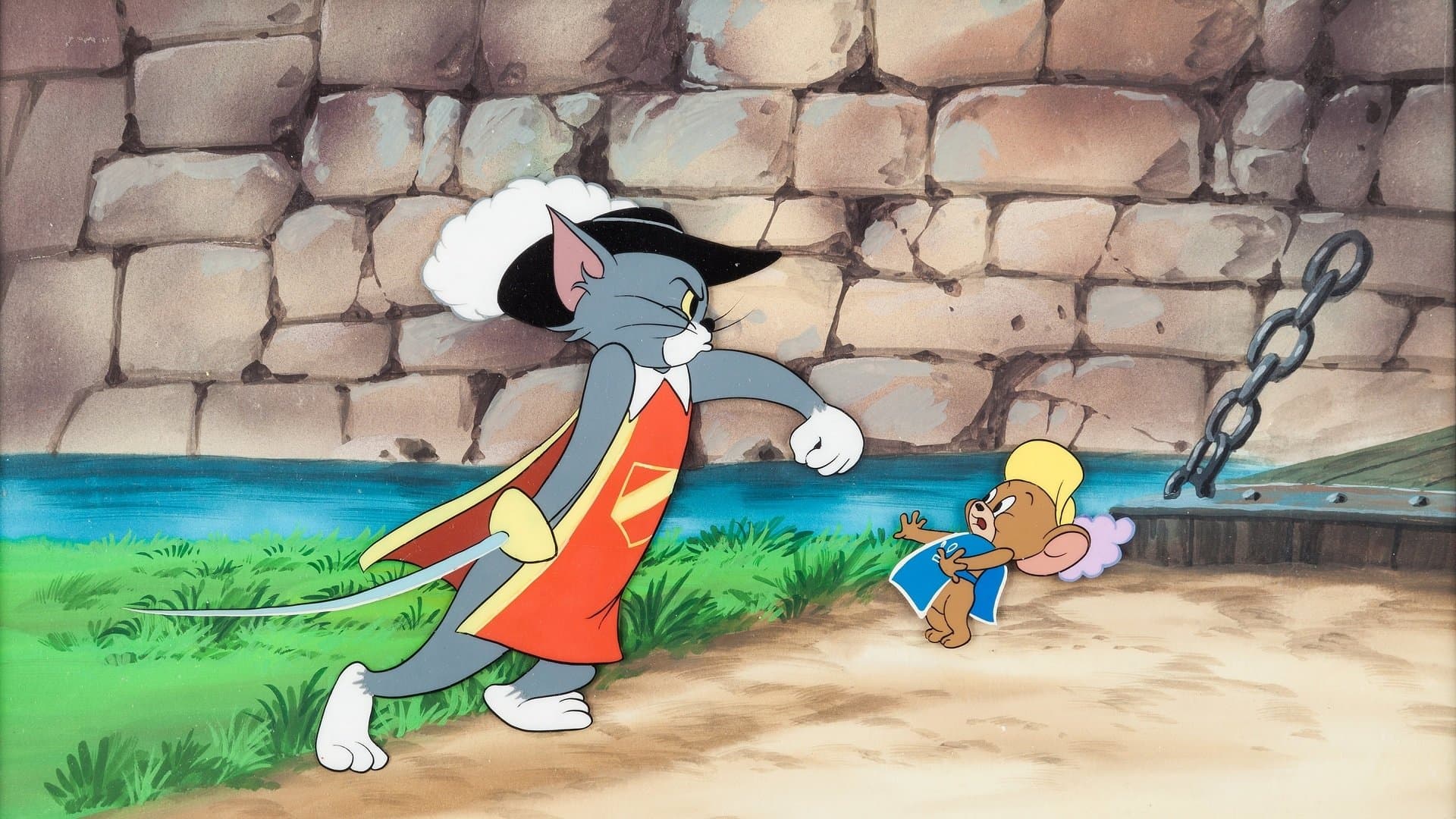 Backdrop of The Two Mouseketeers