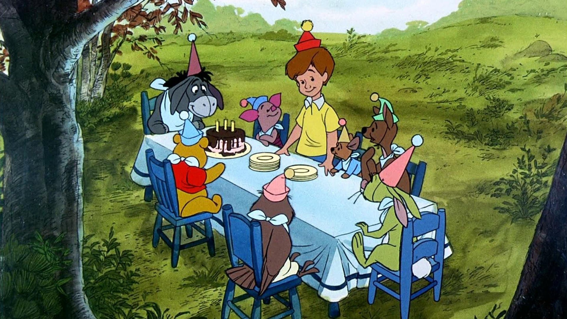 Backdrop of Winnie the Pooh and a Day for Eeyore