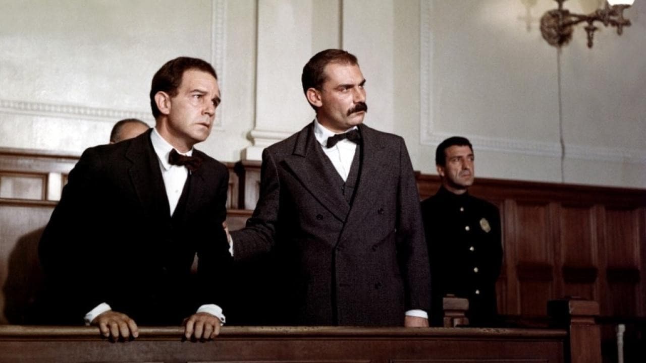 Backdrop of Sacco & Vanzetti