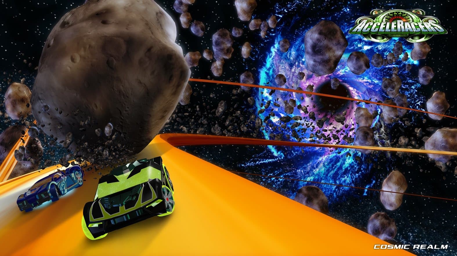 Backdrop of Hot Wheels AcceleRacers: The Ultimate Race