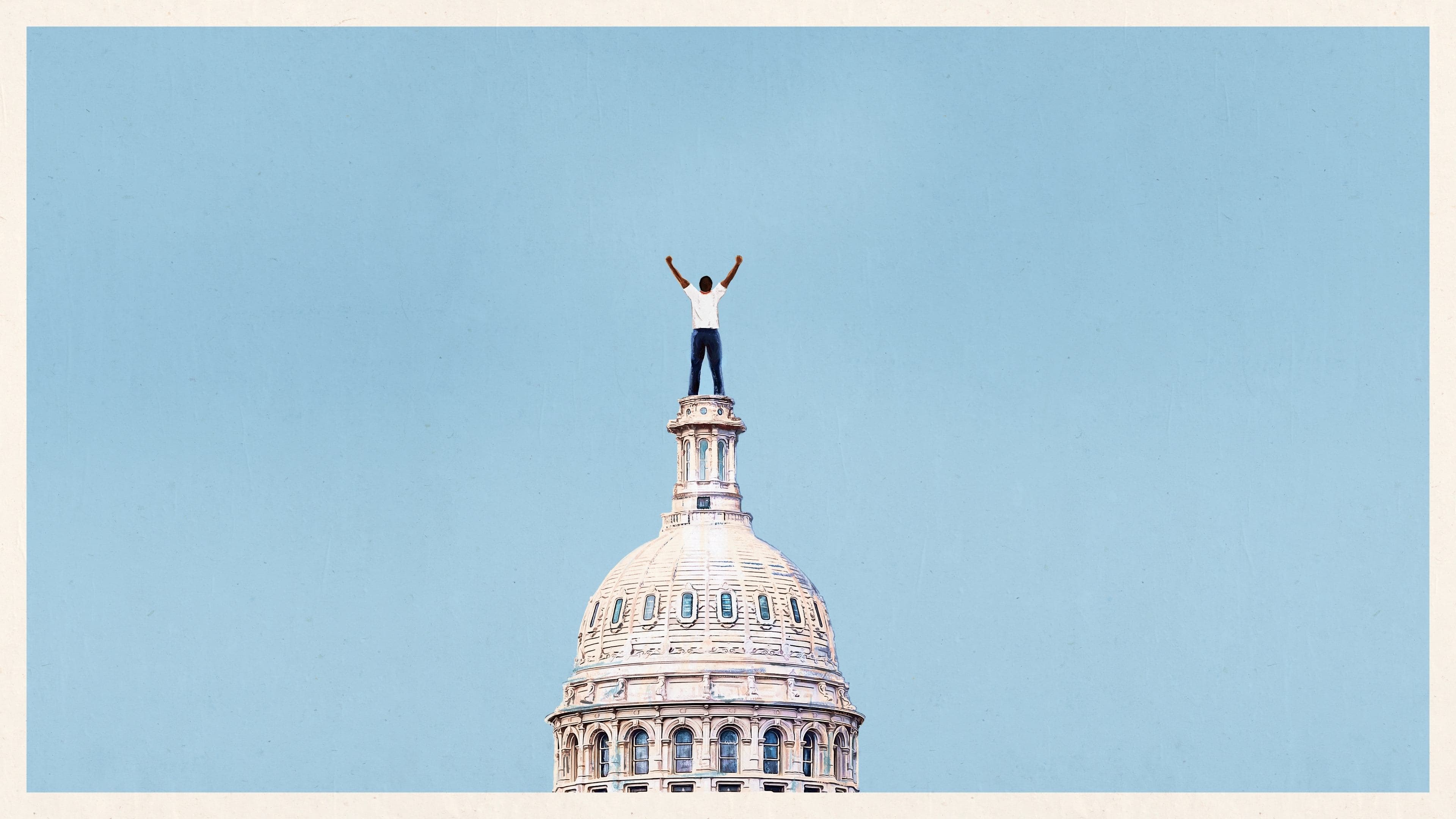 Backdrop of Boys State