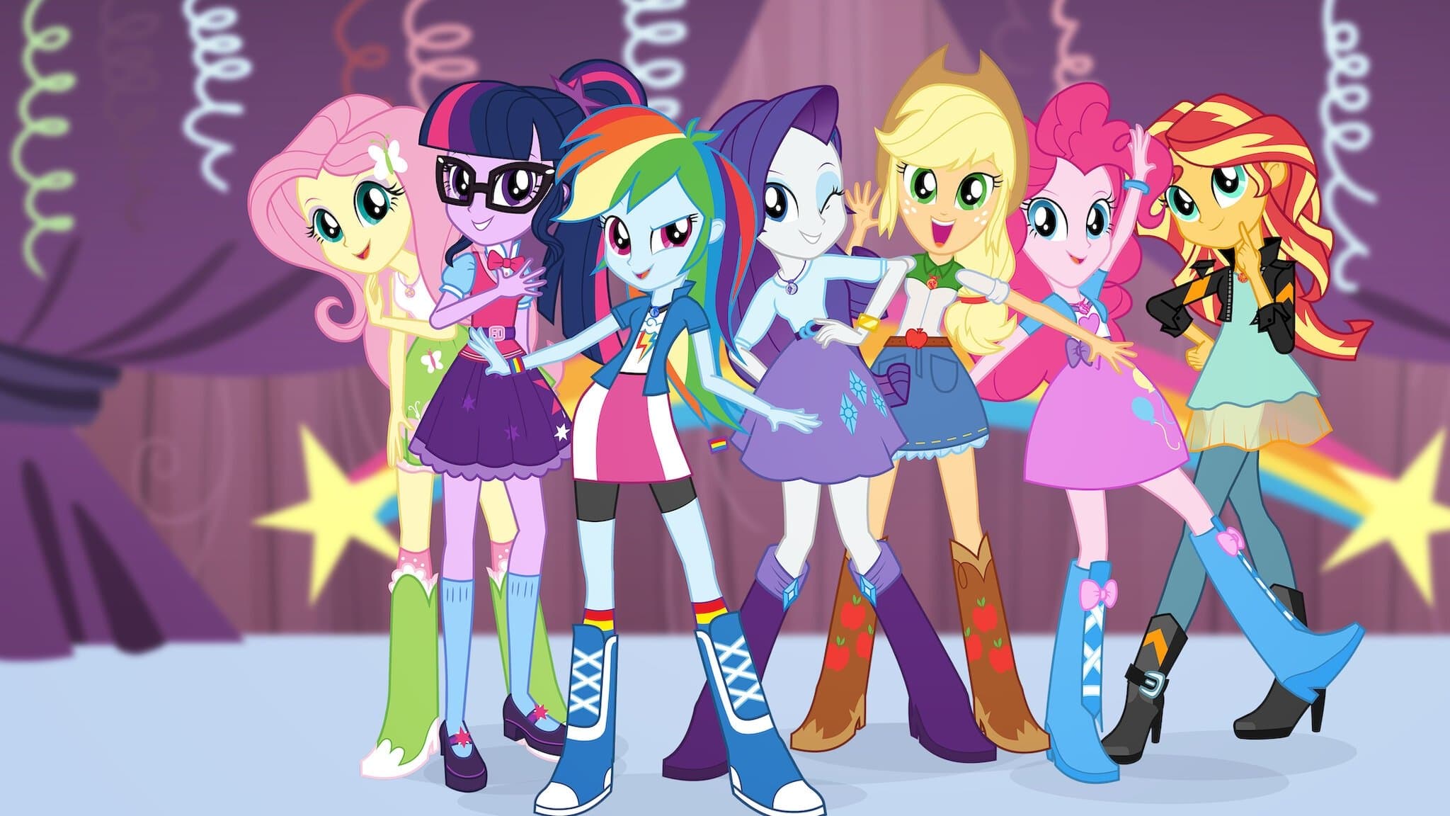 Backdrop of My Little Pony: Equestria Girls - Magical Movie Night