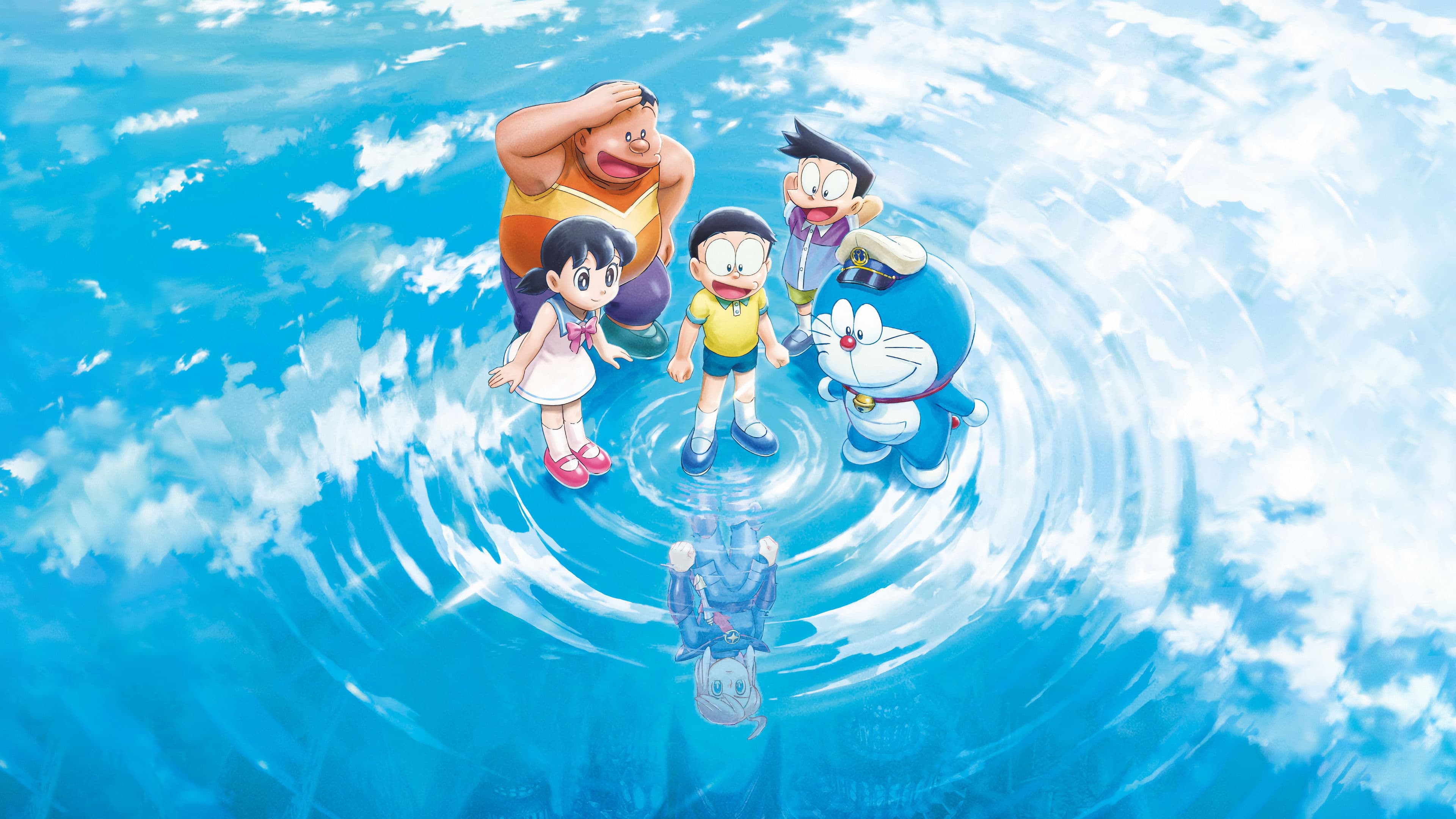 Backdrop of Doraemon the Movie: New Nobita and the Castle of the Undersea Devil